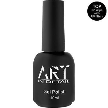 ART Top No Wipe With UV Filters - топ для гель-лаку без ЛШ з УФ фільтрами, 10 мл