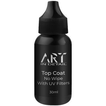 ART Top No Wipe With UV Filters - топ для гель-лаку без ЛШ з УФ фільтрами, 30 мл