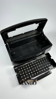 Бокс-контейнер для дезинфекции / замачивания маникюрных инструментов Черный