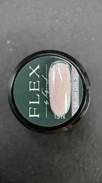 Жидкий гель Flex Brush Gel 50 (с очень красивыми блестками)-15ml