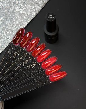 Витражный топ красный Top Color 2 - 8ml